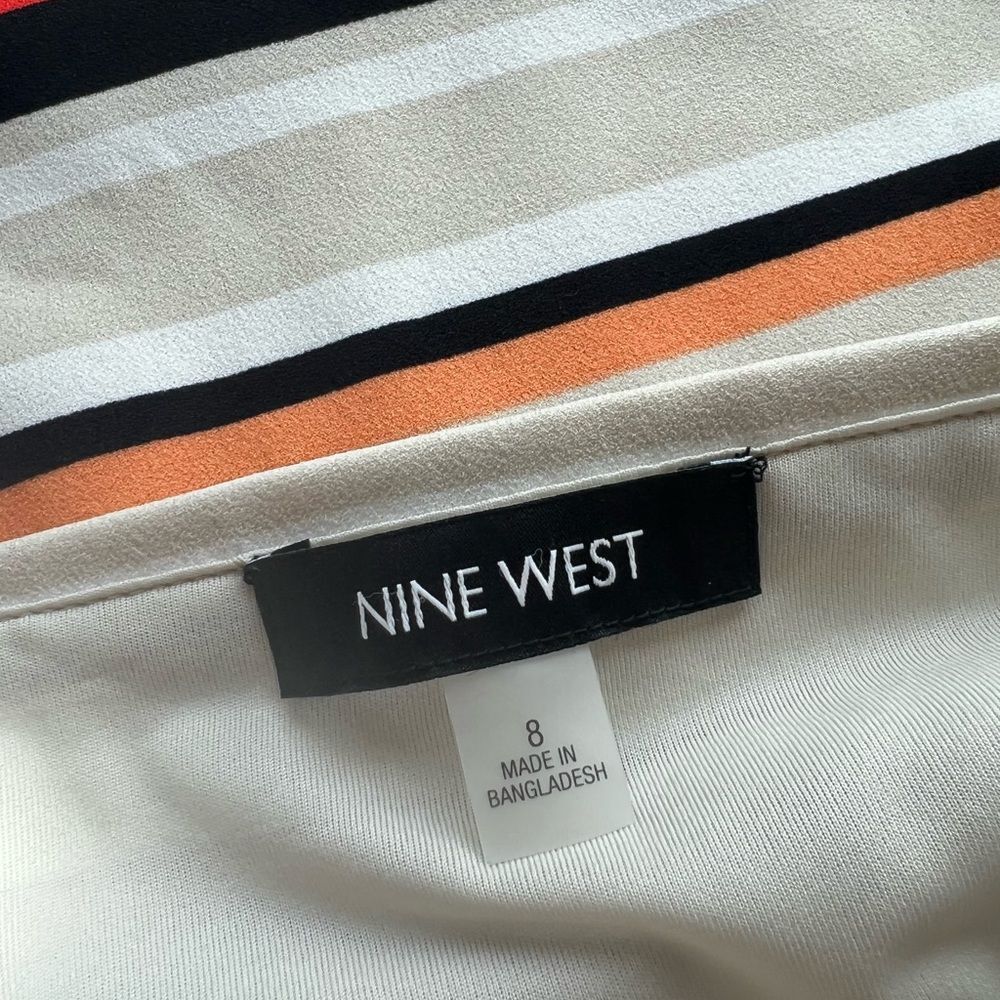Nine West Striped Pencil Skirt - Picture 4 of 5